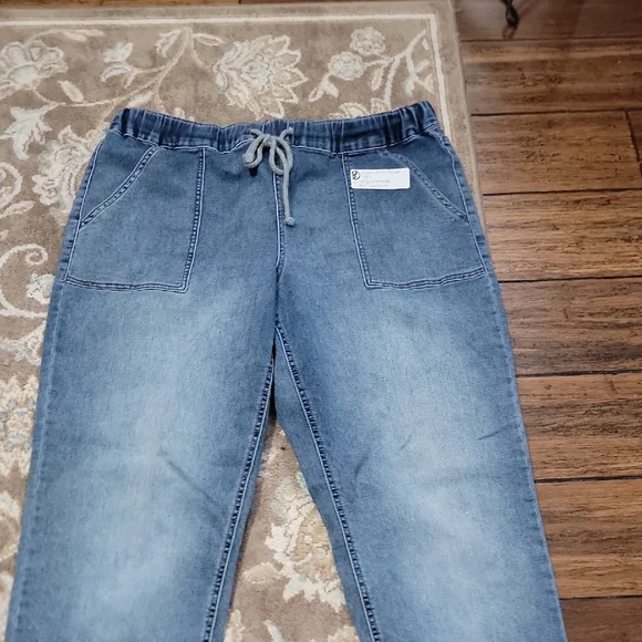 Westport Blue Denim Pull-On Pants - Picture 1 of 6